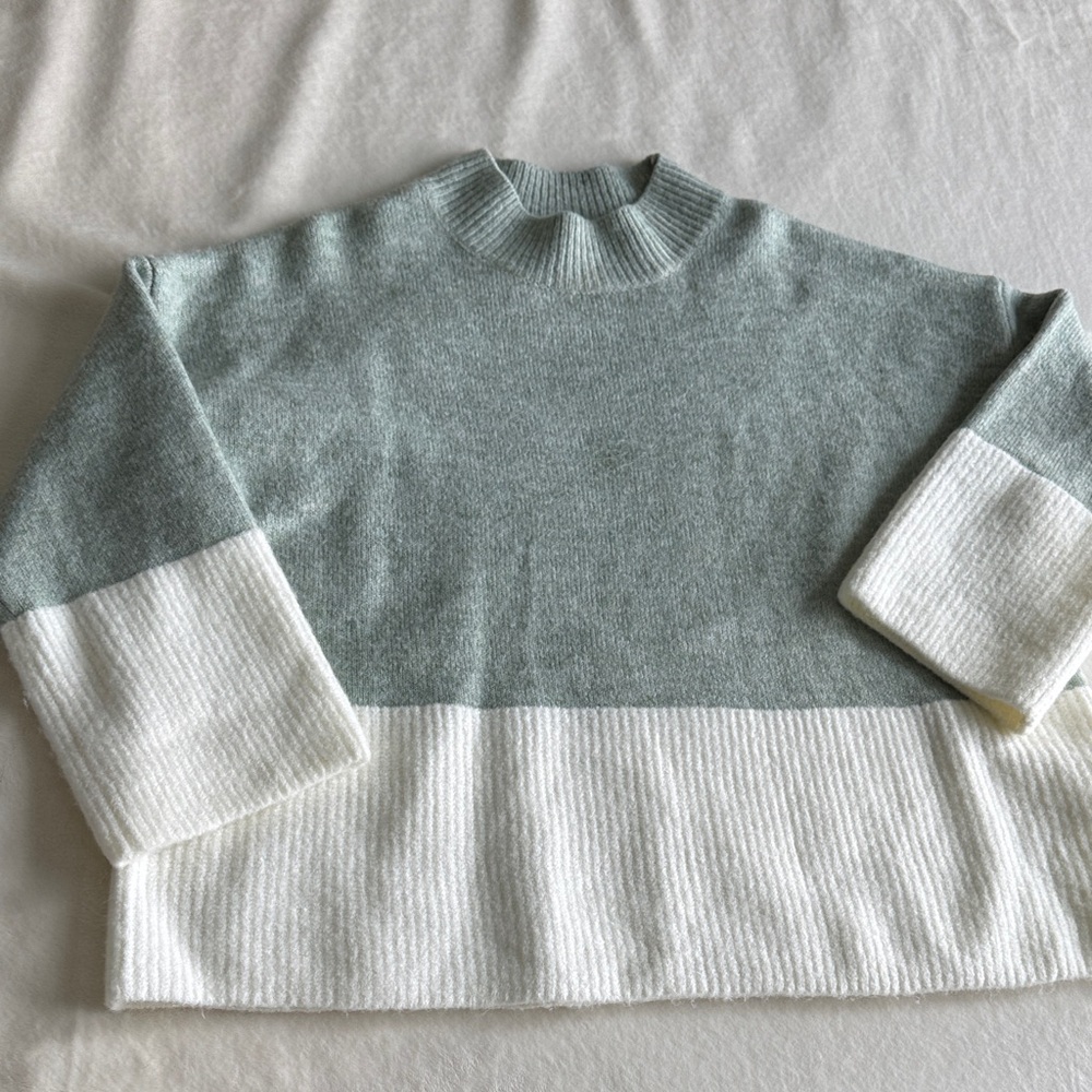 Cost Plus World Market Soft Knit Pullover - Light Green